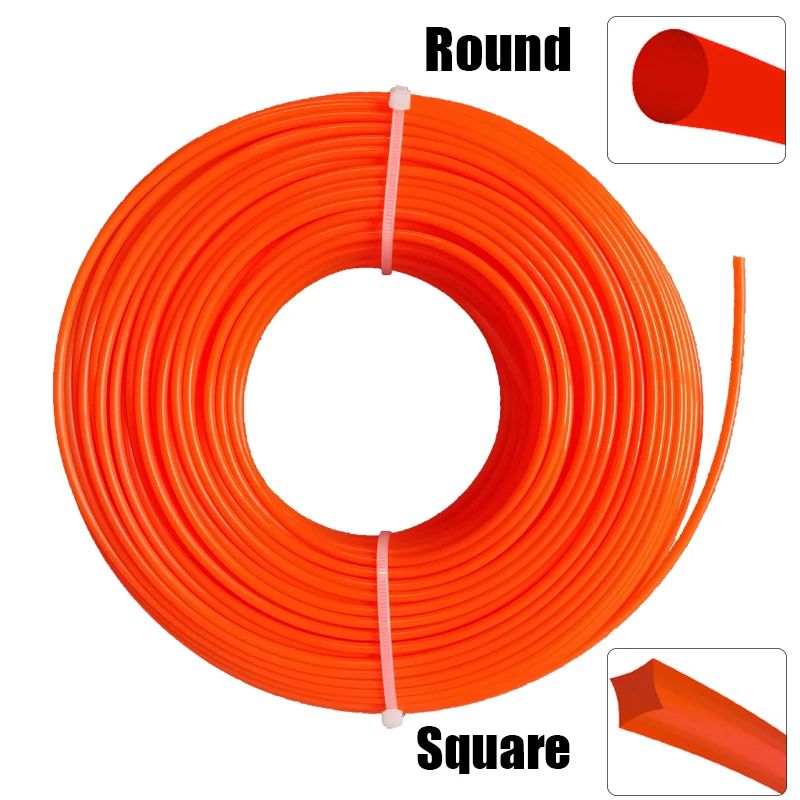2.4Mm/2.7Mm/3Mm Cỏ Tông Đơ Cắt Đường Dây Đu Dây Strimmer Dây Dòng Bàn Chải Cắt Đầu cắt Cỏ Dây Cỏ Phụ Kiện