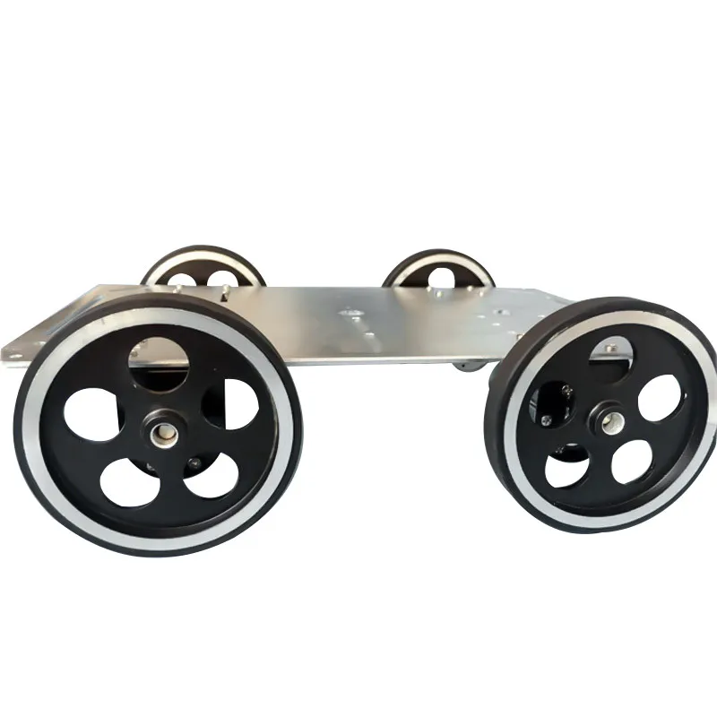 50kg Load Large C600 Full Metal Smart Robot Car Chassis Kit 95mm Metal Wheel 4pcs High Torque DC Motor DIY Free Motor Bracket