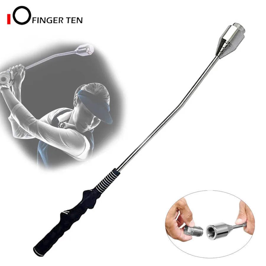 Indoor Outdoor Golf Swing Training Aid Stick Grip Trainer for Right Handed Golfer Perfect Golfing Accessories