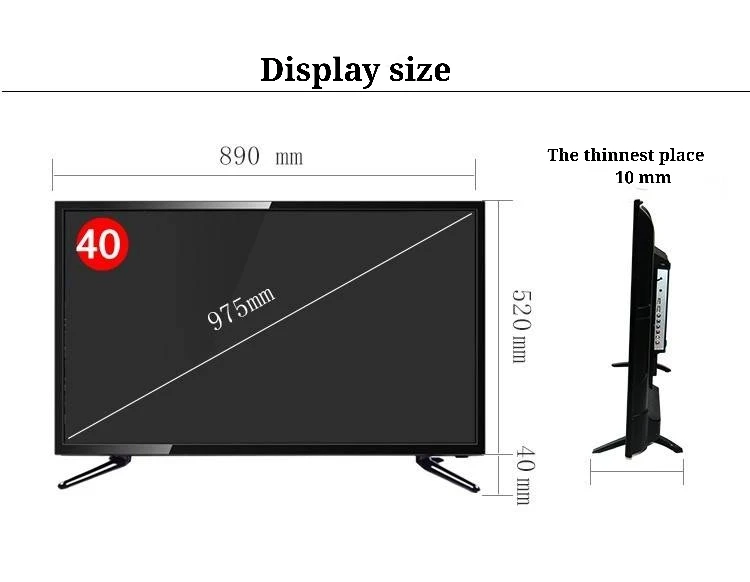 2021 32 40 43 50 55 60inch China Smart Android LCD LED TV 4K UHD Factory Cheap Flat Screen Television HD LCD LED Best Smart TV