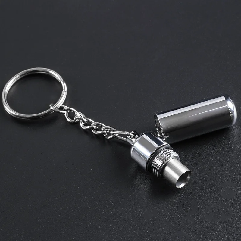 1pcs Cigar Punch Cigar Drill Stainless Steel Portable Cigar Scissors Tool Accessories Portable With Keychain