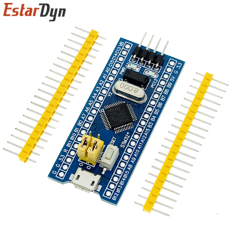 오리지널 ST-LINK V2 시뮬레이터 다운로드 프로그래머, STM32F103C8T6, STM32 최소 시스템 개발 보드, STM32F401 / 411