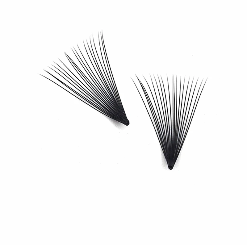 Extensión de pestañas de volumen ruso 20D/6D/10D, tallo corto, abanicos prefabricados, rizado C/D, pestañas de visón, extensiones individuales, nuevo