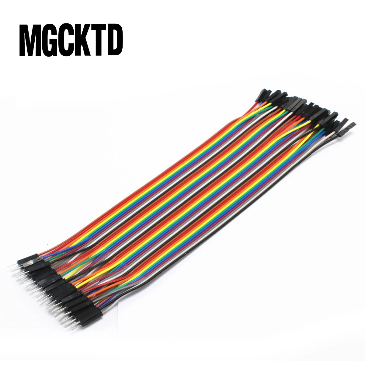 Nieuwe 40pin/1row, 20Cm 1P-1P Vrouwelijke Naar Mannelijke Jumper Draad Dupont Kabel Voor Breadboard