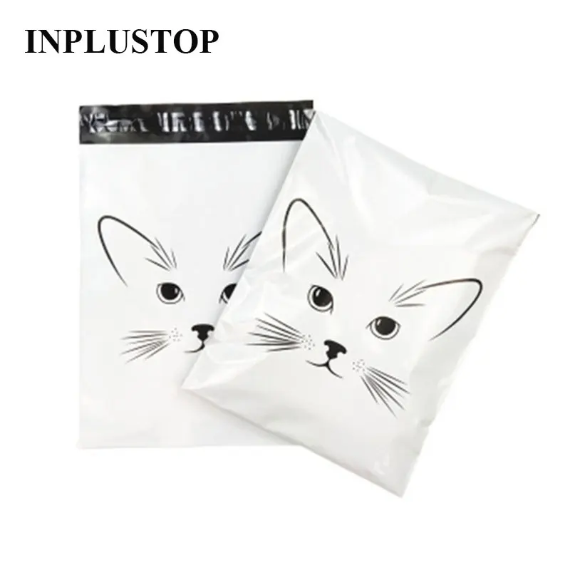 New Flower Pattern Clothing Courier Bags 50Pcs/lots Plastic Self Seal Mailing Bags Fashion Cartoon Waterproof Envelope Mail Bags