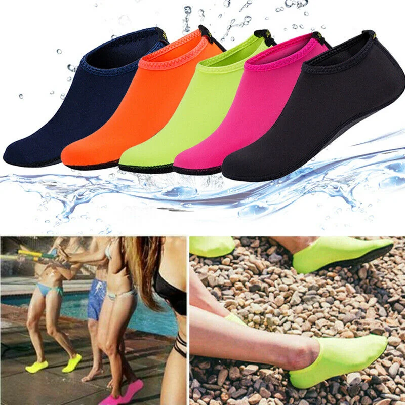 Unisex Beach Sandals Water Socks Barefoot Sneakers Outdoor Summer Fishing Swimming Bicycle Quick-Drying Aqua Shoes Diving Socks