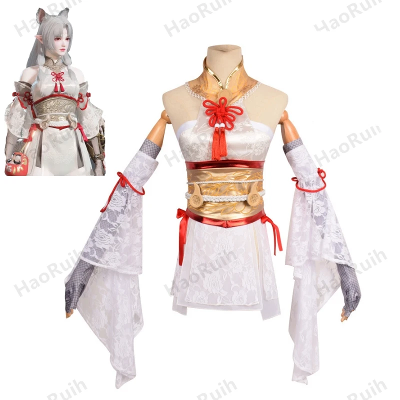 

2022 Game Naraka: Bladepoint -Kurumi Hutao Cosplay Costume Halloween Wig Carnival Suit