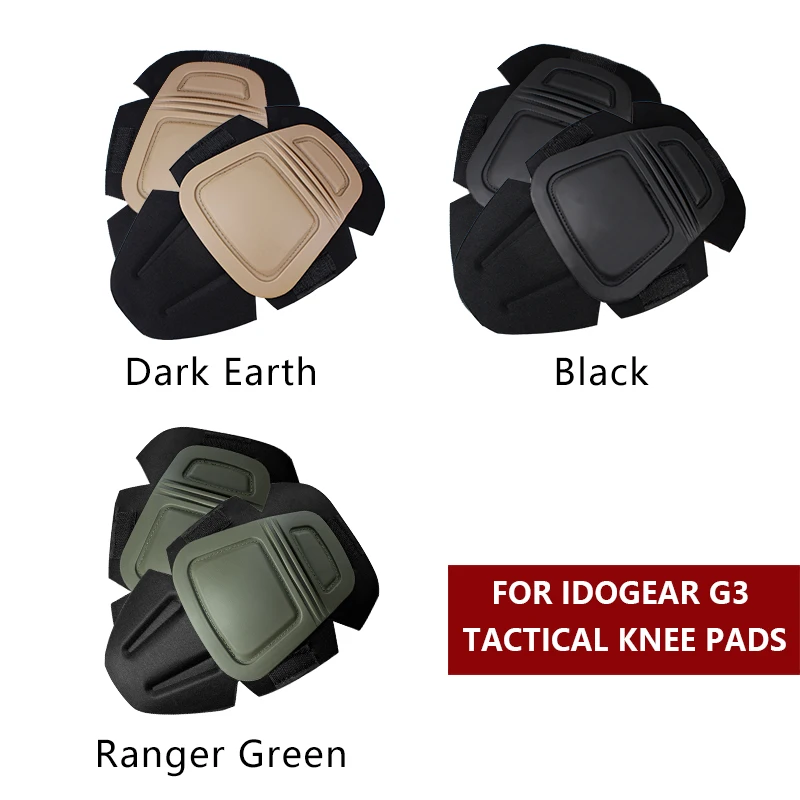 IDOGEAR  G3 Protective Pads DP Style Knee Pads Set for Combat pants Tactical Gear Equipments