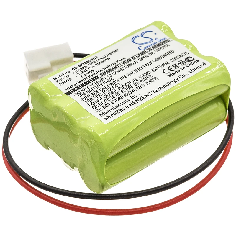 Replacement Battery for Infinite  Prime WES Siren GP1000AAAH6YMX, GP11AAAH6YMX, GP150AAAM6YMX, GP91AAALH6YMX, INF-BATWES