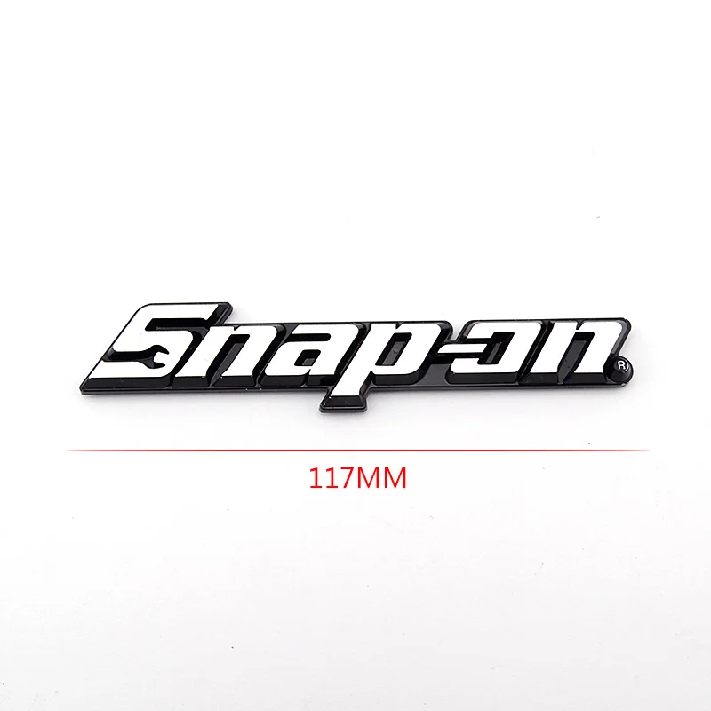 3D Design OEM 120mm Snap On Tools Plastic Chrome Emblem Badge Logo