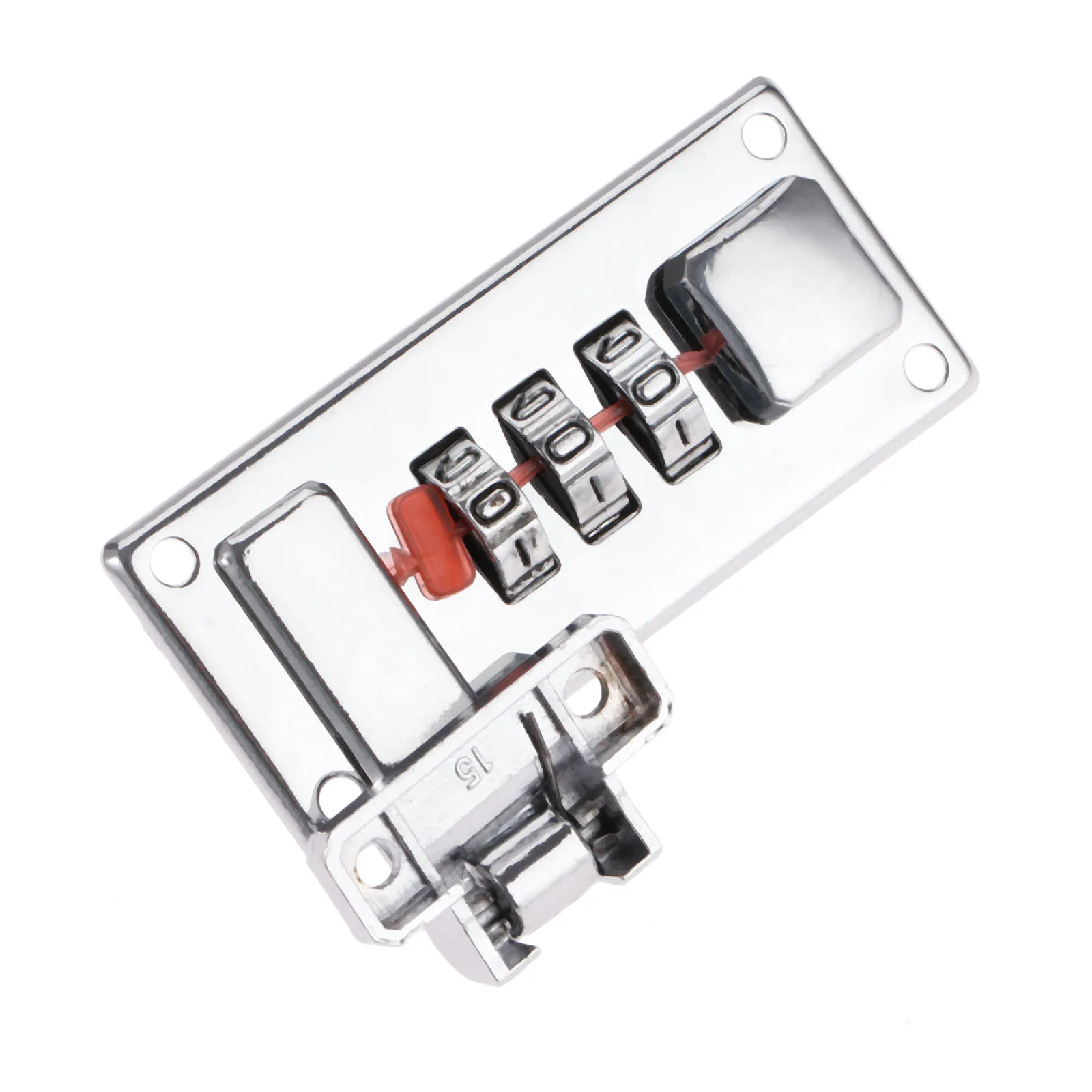 Dreld 65*29Mm Zilveren Wachtwoord Lock Klink Sieraden Houten Doos Vaste Lock Handgemaakte Bagage Koffer Coded Sloten Meubels hardware