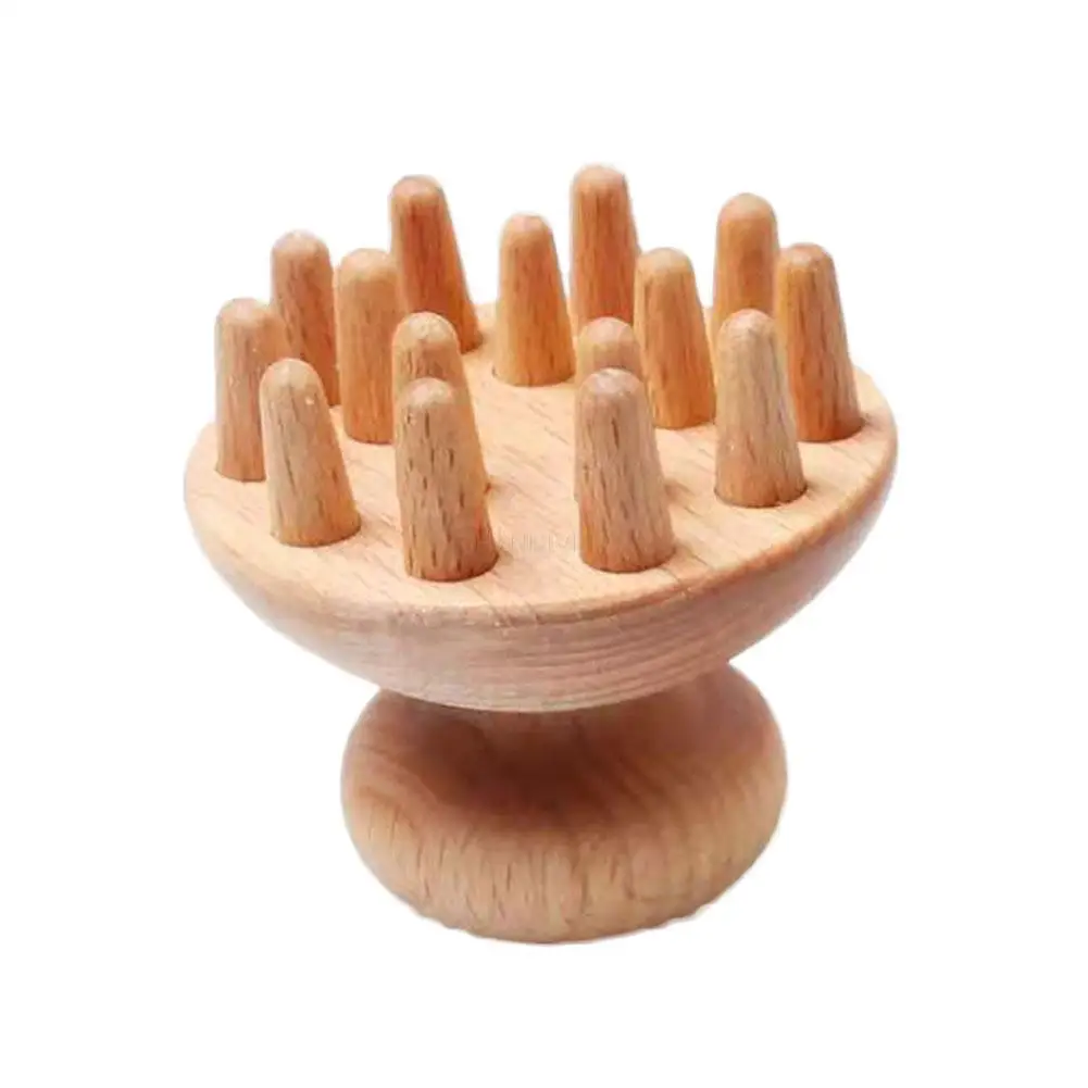 Wooden Massage Comb Massage Tool Thai Massage Therapy Meridians Scrap Lymphatic Scalp Hair Health Care Healthy Wood Comb