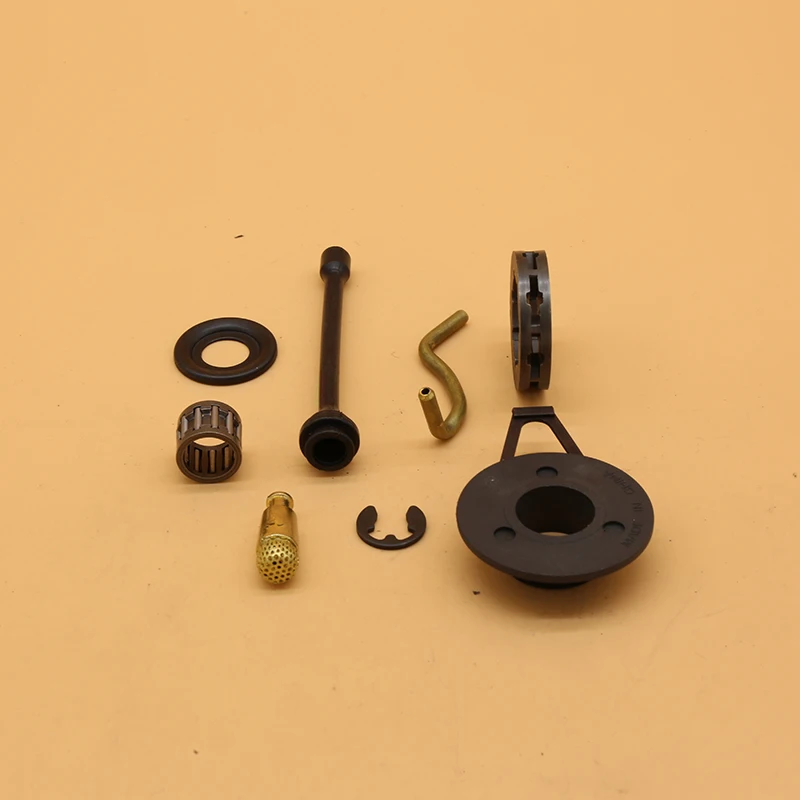 3/8 "-7T zębatki napędowe łożyska olej linia pompy przekładnia ślimakowa nadające się do pilarek Husqvarna 362 365 371 372 ogród benzyna części zamienne do piły łańcuchowej