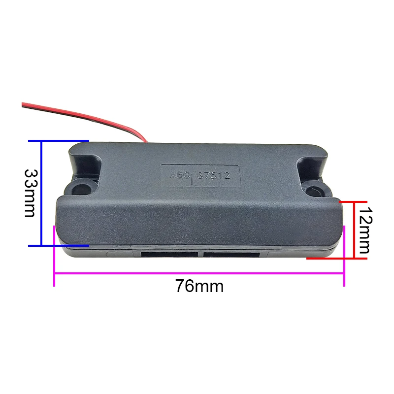 75*12mm 4OHM Cavity Horn Side Voice Speaker 3W For Advertising Machine Monitor Face Recognition Audio Sound Unit 2PCS