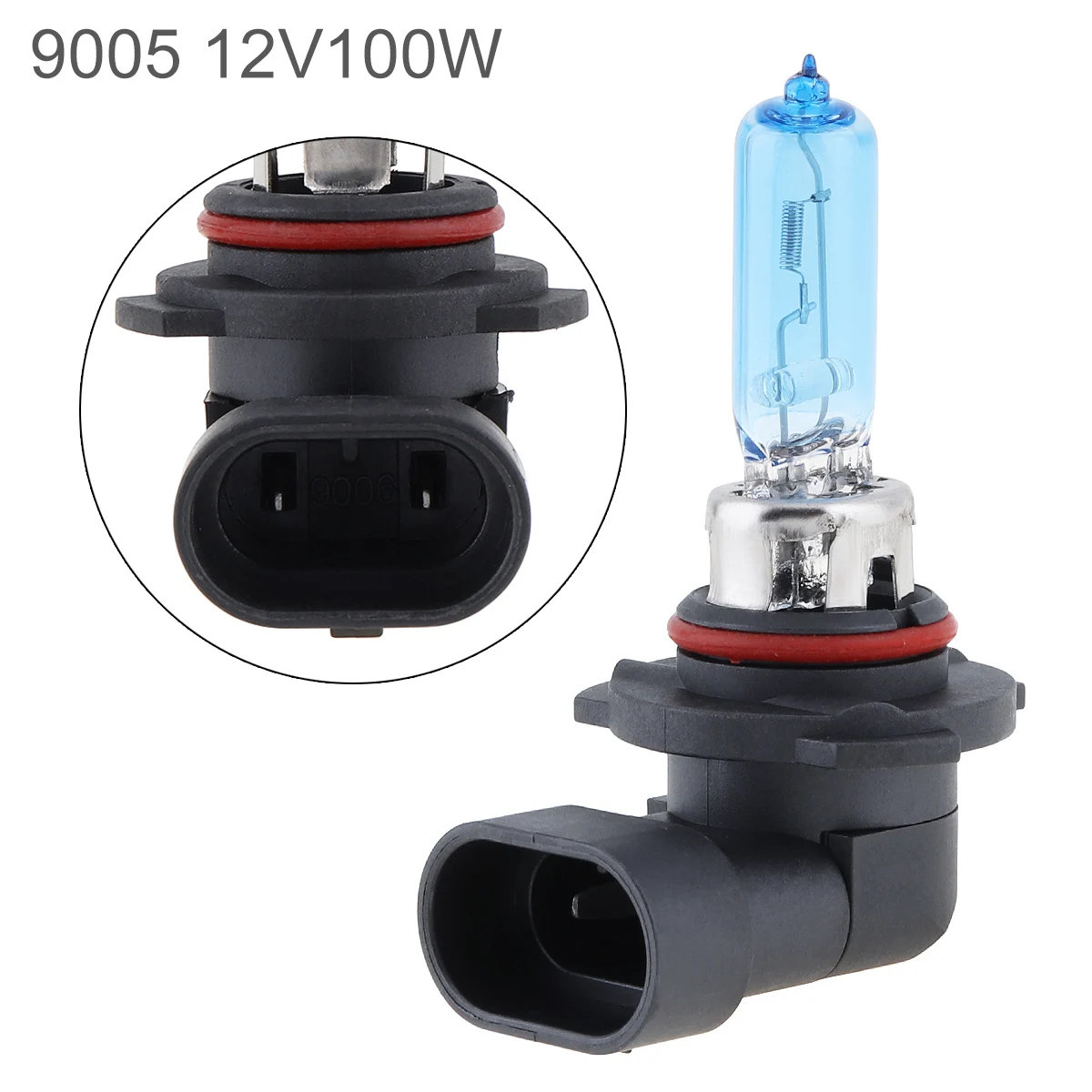 1PC 12V 100W H3/H4/H7/9005/9006/H11 5000K White Light Super Bright Car Halogen Lamp Aut Front Headlight Fog Bulb Front Headlight