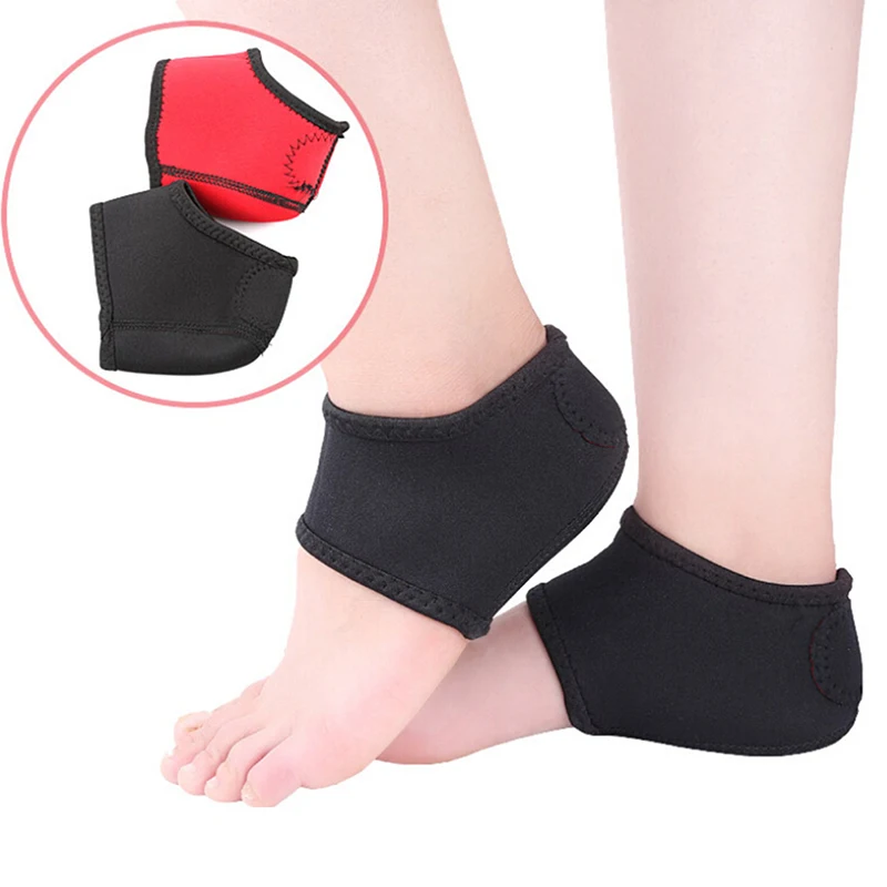 1 Pair Foot Pain Relieve Heel Sleeve Plantar Wrap Arch Support Heel Protector Spur Pain Sock Feet Ankle Care Support