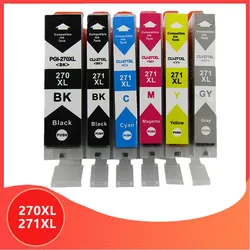 PGI270 CLI271 PGI-270 CLI-271 270xl 271xl compatible ink cartridges For canon MG7720 TS8020 TS9020 TS6020 printer 270 271