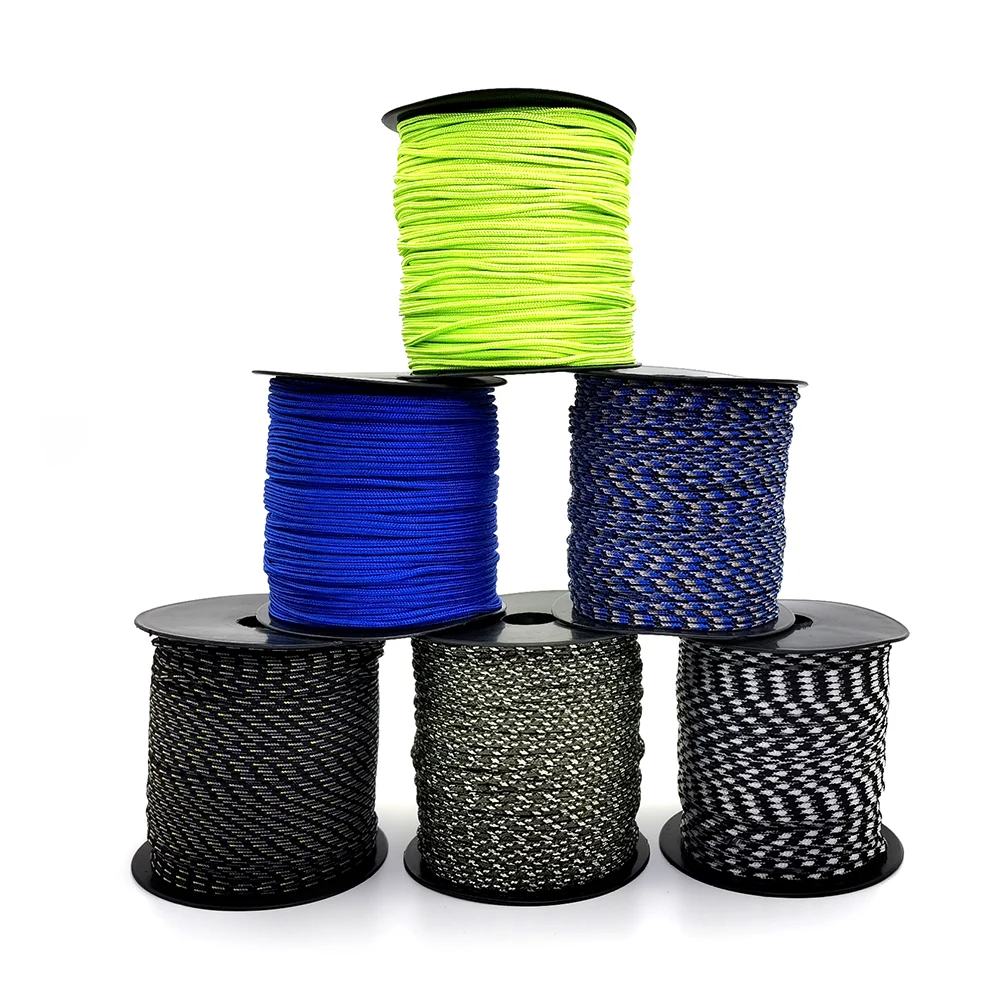 2mm one stand Cores 100meters Paracord for Survival Parachute Cord Lanyard Rope Camping Climbing Camping Rope Hiking