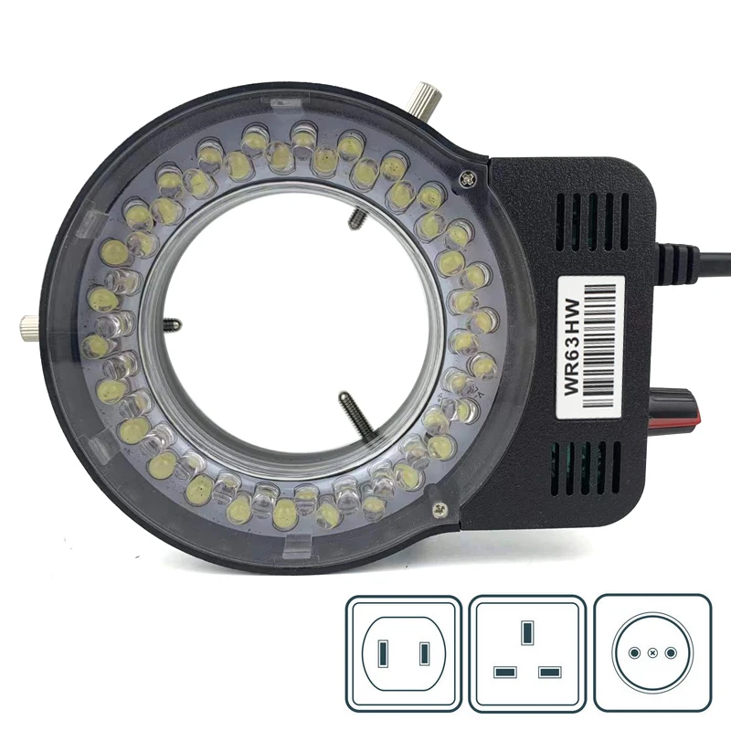 Microscoop Led Ring Light Illuminator Lamp Voor Microscoop Uitstekende Cirkel Licht Industriële Microscoop Camera Lichtbron