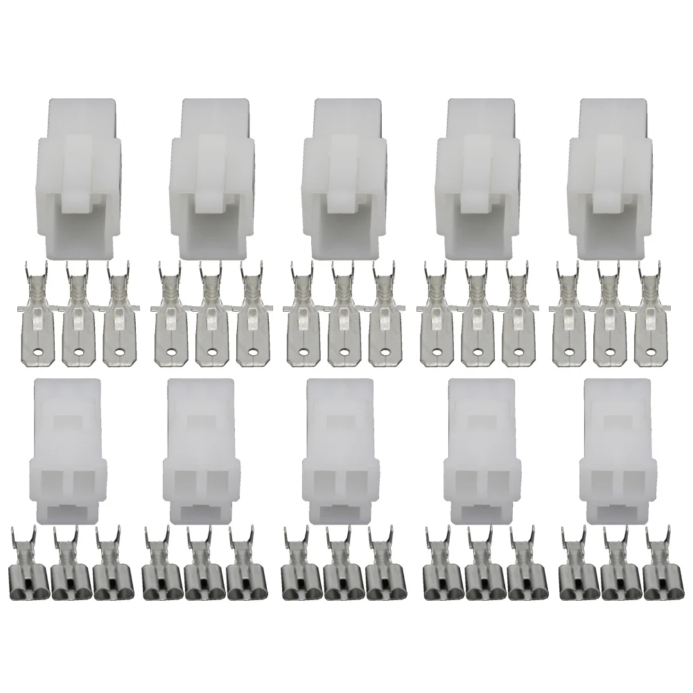 3 Pin 6.3 Automotive Connector 3 P Connector Terminal Plastic Shell Socket DJ7031A-6.3-11/21