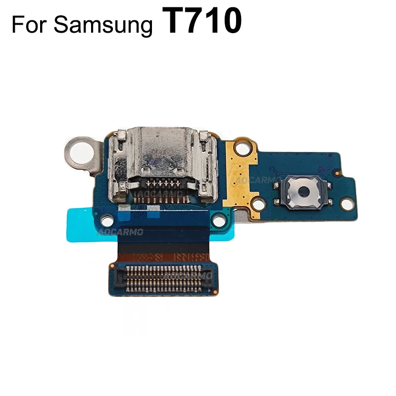 Aocarmo For Samsung Galaxy Tab S2 8.0 T710 T715 SM-T710 SM-T715 USB Charging Dock Charge Port With Button Micphone Flex Cable