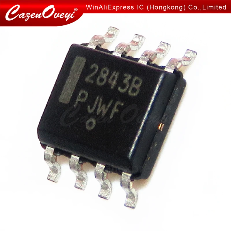 10pcs/lot UC2843BD1R2G UC2843B UC2843 2843B SOP-8 In Stock