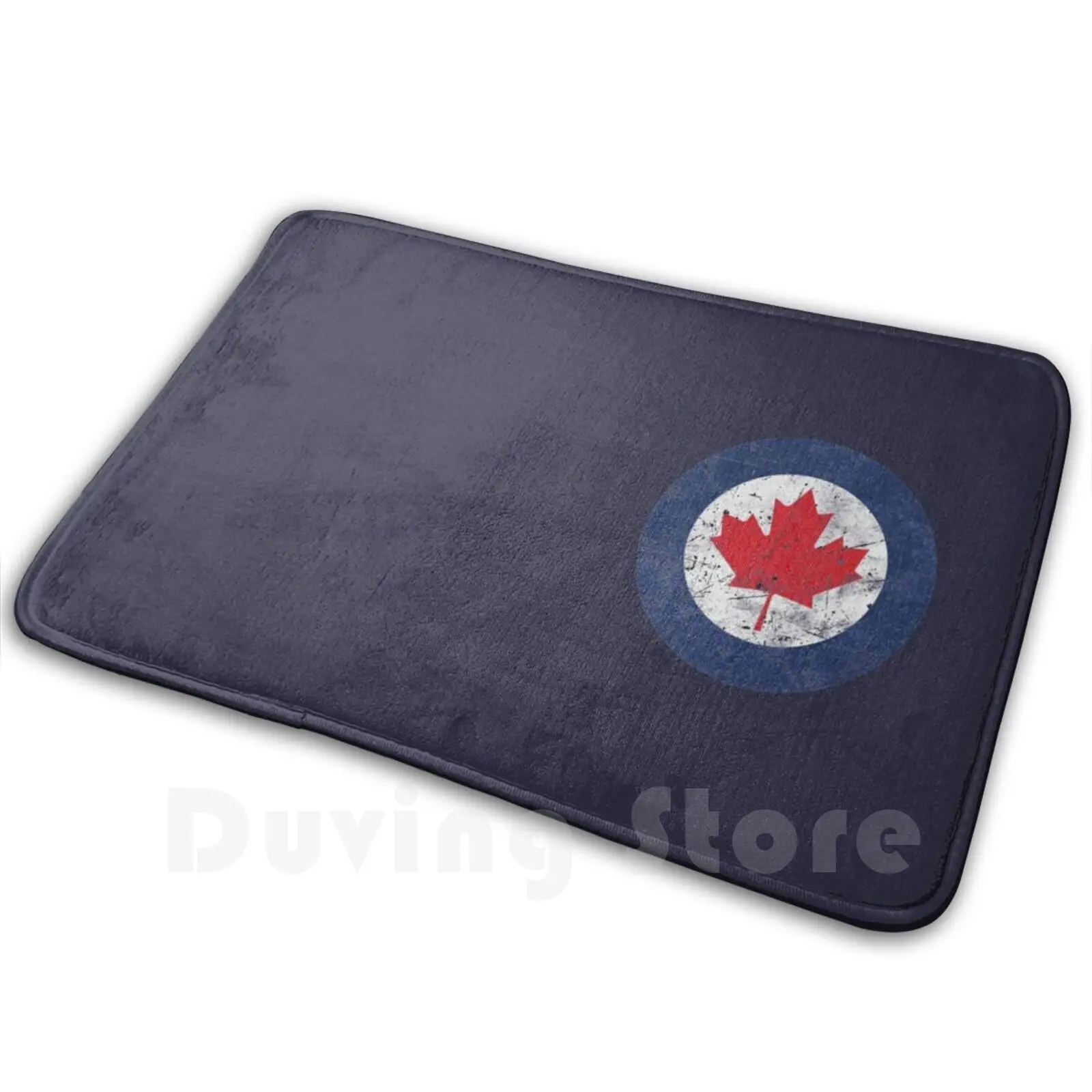 Canada Flag Air Force Carpet Mat Rug Cushion Soft Canada Canadian Air Force Airforce Distressed High Quality Worn