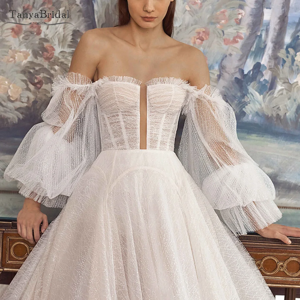 sparkly-puff-sleeve-lantern-shape-detachable-wedding-sleeve-set-luxury-bridal-sleeves-gloves-chic-dg029