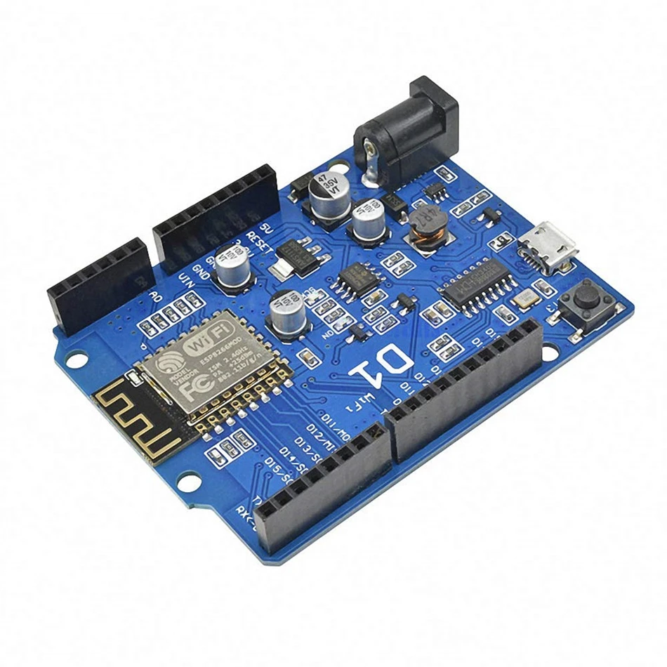 ESP-12E ESP-12F WeMos D1 WiFi Uno R3 Based ESP8266 ESP 12E Wireless WIFI Module for Arduino UNO R3 Compatible IDE