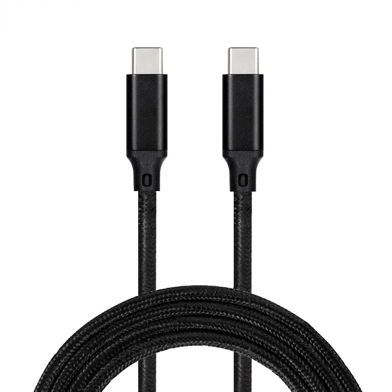 USB C TO USB C 3.1 Gen 2สาย100W PD ชาร์จเร็วการถ่ายโอนข้อมูล10Gbps การสายส่งสัญญาณวิดีโอ4K พร้อม E-MARKER สั้น0.2/0.3/0.5M