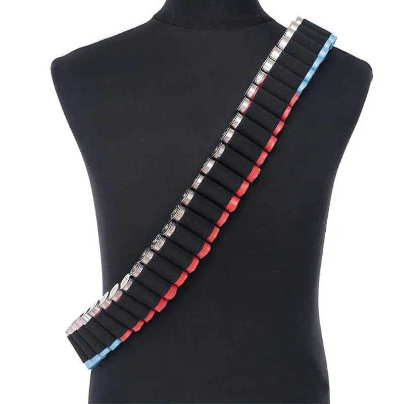 15/26/50รอบ bandolier เข็มขัด12/20กระเป๋าตลับวัด5.56mm .22 /. 223.204ผู้ถือเปลือกกระสุนไหล่เข็มขัดกระสุนกระเป๋ากระสุน