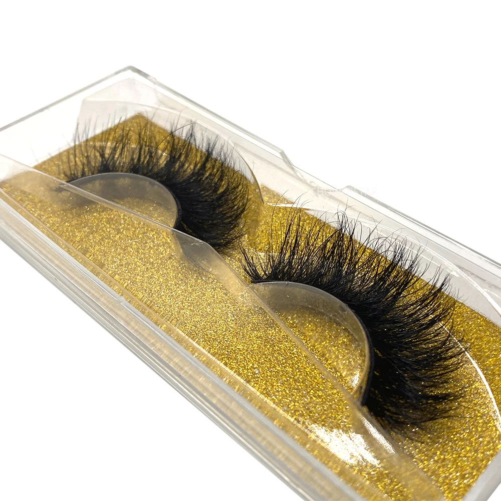 5D Mink Eyelash Handmade ทนทานสำหรับ10ครั้งธรรมชาติ Dramatic ขนตา Crisscross หนา20มม.D22