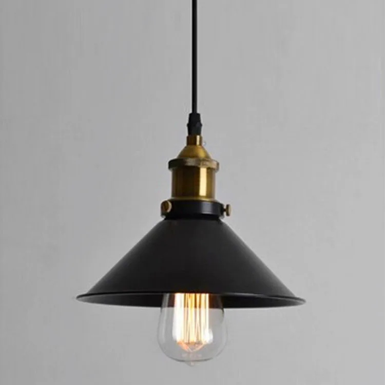 

American Industrial Pendant Lights Vintage pendant Lamp modern Hanging Pendant Lighting LED restaurant Living room D22cm