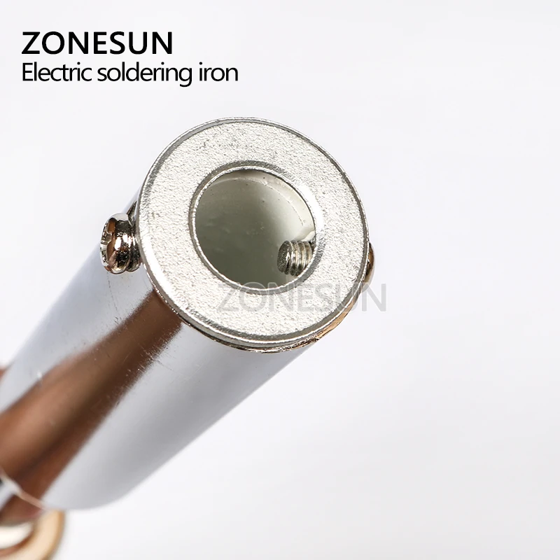 ZONESUN embossing machine Hot Stamping machine Leather Custom Logo Printing Soldering Iron For Wood Food Cookie Cake Branding