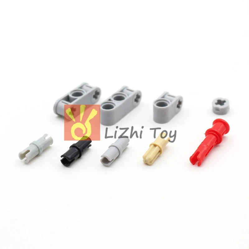 LIizhi 500g Zufällig Hohe-Tech Ziegel Teile Getriebe Liftarm Strahl Kreuz Axle Rahmen Stecker Pin MOC DIY Blöcke kreative Gebäude Spielzeug