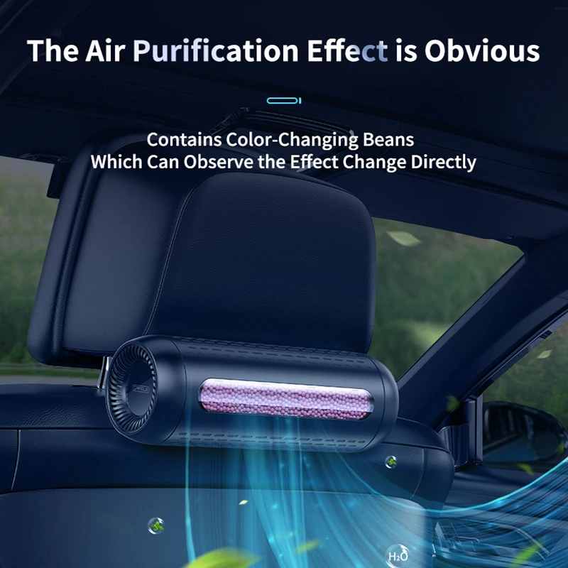 CAFELE Car Air Purifier Absorb Formaldehyde Car Air Freshener Diffuser Pefect For Home Office Public Area 24 Hours Efficiency