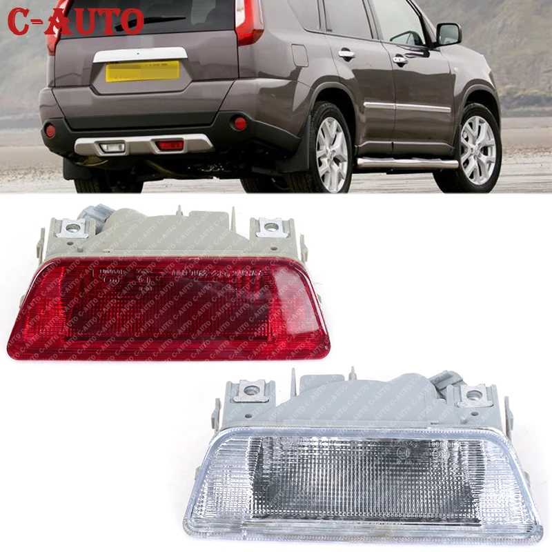 Car Rear bumper fog lamp Reverse Brake Reflector Lights For Nissan X-Trail /XTrail T31 2008 2009 2010 2011 2012 2013 car-styling