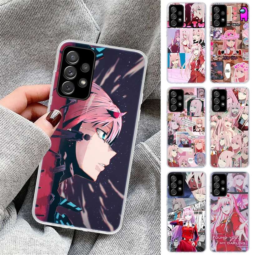 Zero Two Darling in the FranXX Phone Case for Samsung Galaxy A54 A53 A52 A14 A13 A12 A24 A23 A22 A34 A33 A32 A04S A03S A02S A42