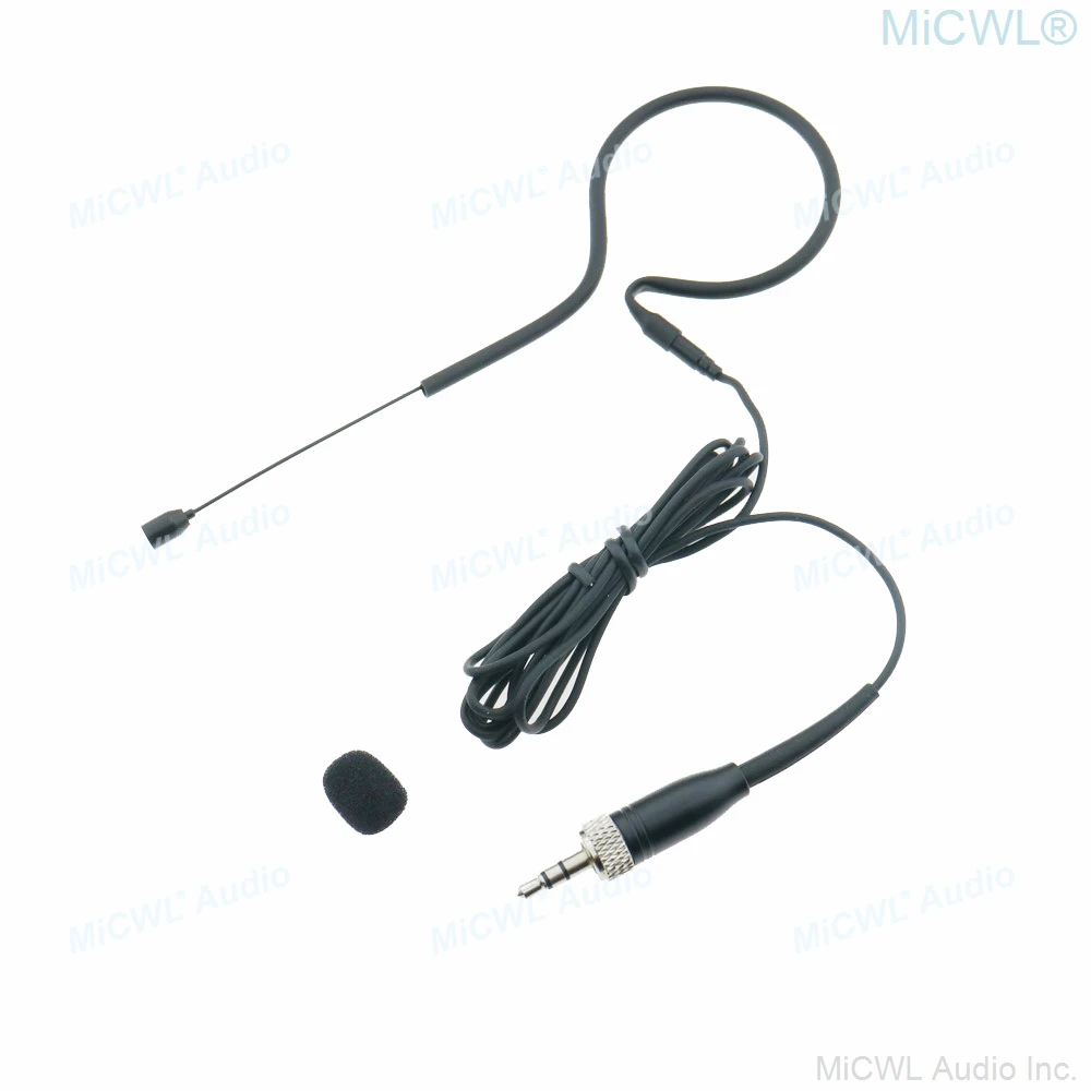 

All Black Headset Microphone for Sennheiser G2 G3 G4 BeltPack Wireless HeadMic earset Microphones