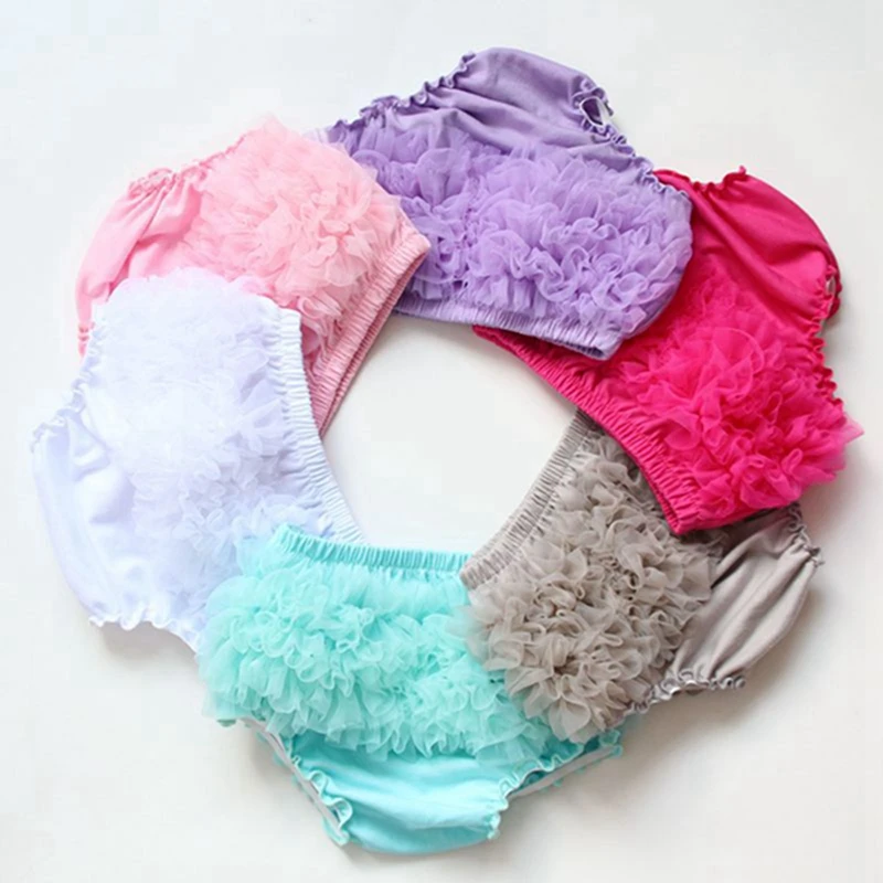 Newborn Baby Girl Shorts  Child Cotton Bloomers Diaper Cover Shorts Toddler Girls Clothes Summer