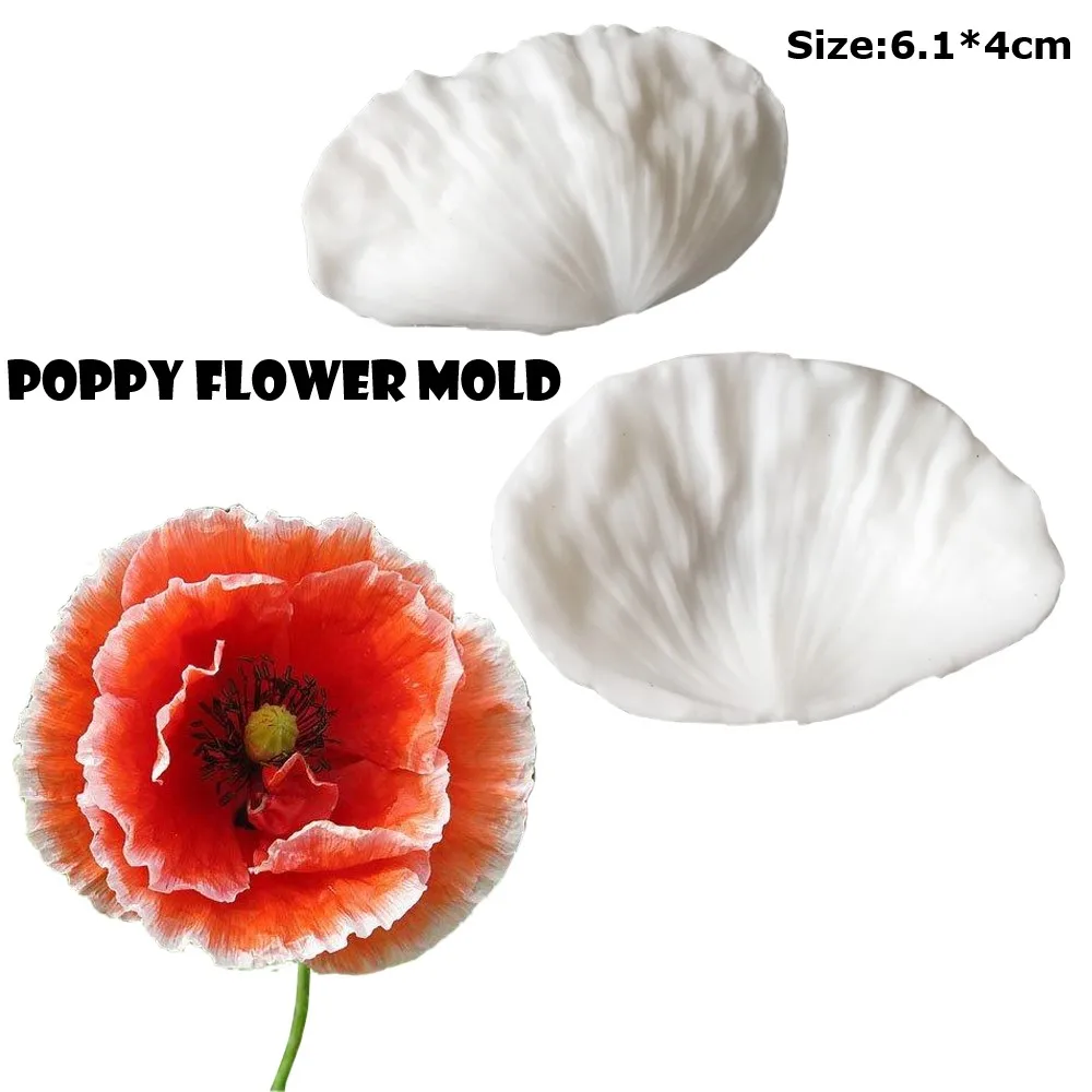 29 Styles 3D Flower Petals Flower Silicone Mold Fondant Cake Decorating Tools Chocolate Confeitaria Baking KitchenMoulds   M2675