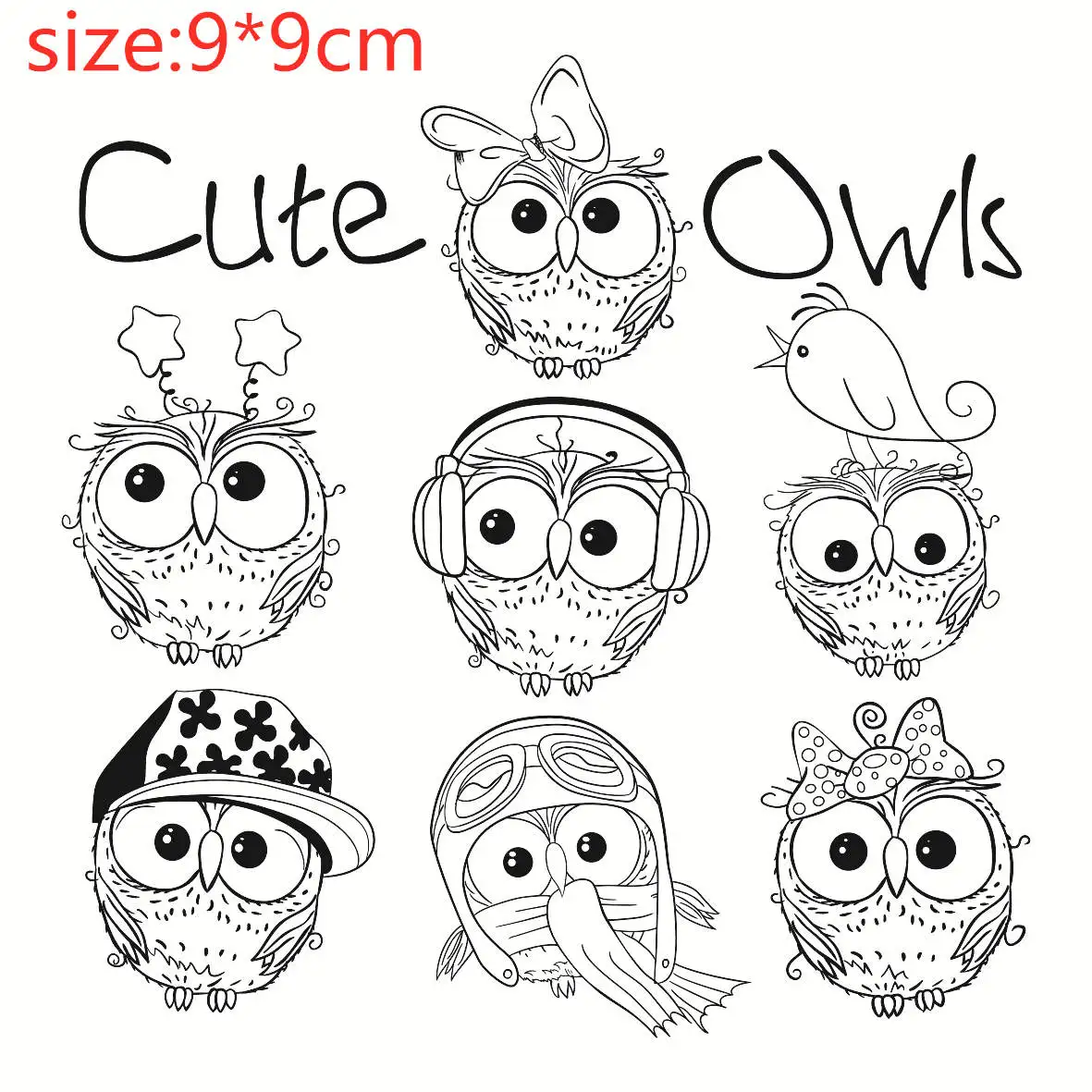 Przezroczysta silikonowa gumowa stempel Clear Animal Owl Chicken i metal Die Sheet Cling Scrapbooking DIY Cute Pattern Photo Album