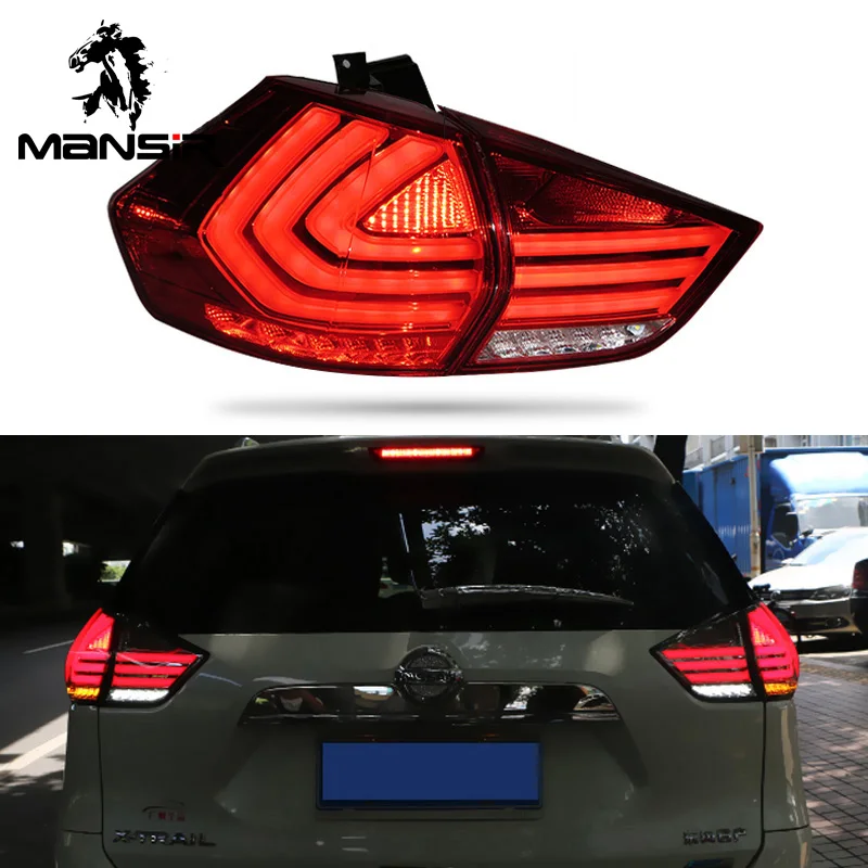 

Car LED TailLight For Nissan X-trail X trail T32 2014 -2017 2018 2019 2020 Rear BackFog Lamp Brake Reverse Turn Signal Taillight