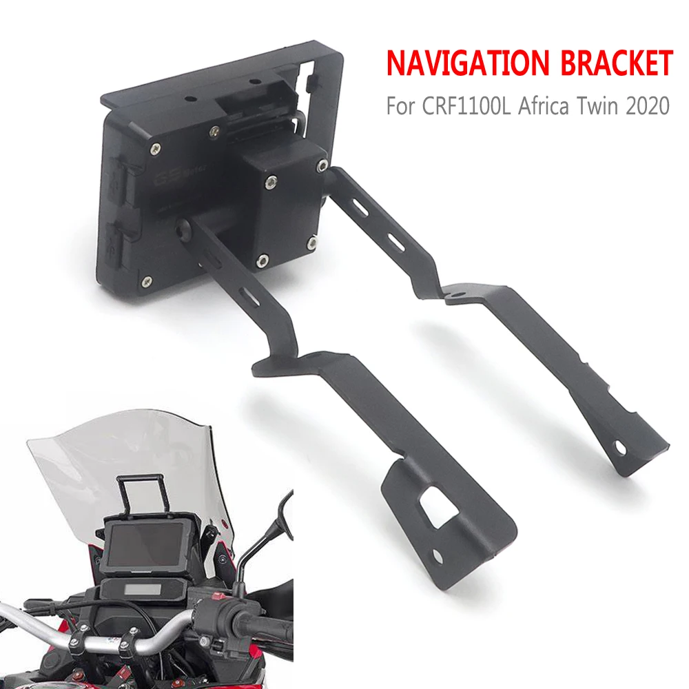 Phone GPS Navigaton Bracket Wireless Charging For HONDA CRF1100L CRF 1000L Africa Twin CRF 1100 L 2020 Motorcycle Stand Holder