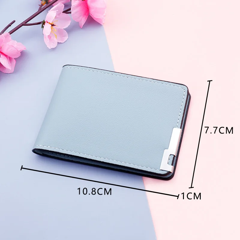 Textured Side Clip Card Case Solid Color Portable Driving License Leather Case For Women Men Protective Cover Card Case