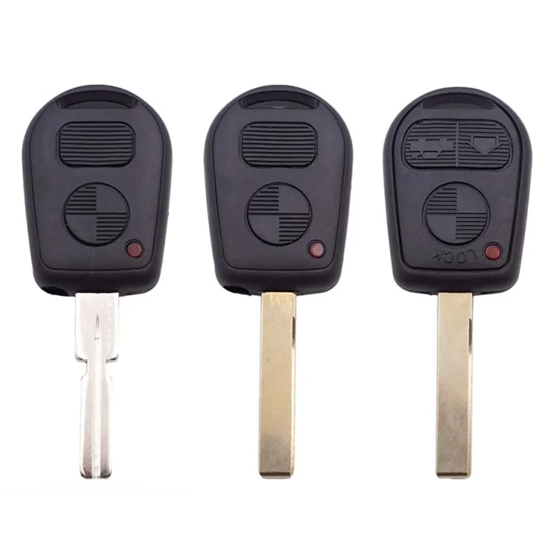 Remote Key Shell Key Replacement 2/3 Buttons For BMW E31 E32 E34 E36 E38 E39 E46 Z3 Z4 With HU58/HU92 Blade Car Accessories