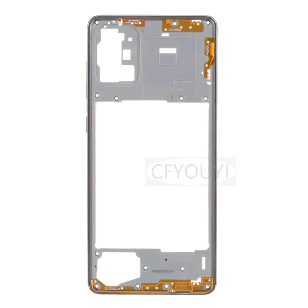 New For Samsung Galaxy A71 SM-A715 A715 Plastic Middle Plate Frame Repair Part