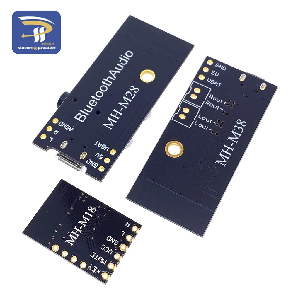 Drahtloses Bluetooth-Audioempfänger-Board-Modul MH-MX8 M18 M28 M38 BLT 20M 4.2 5.0 MP3 Verlustfreier Decoder Stereo Elektronisches DIY-Kit – Detail 13