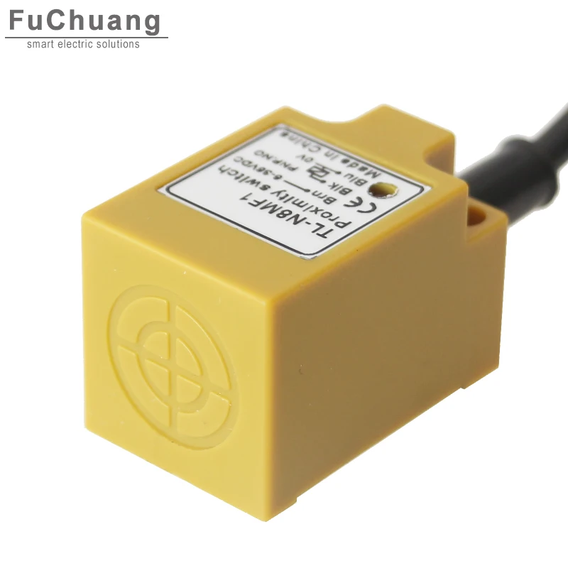 

Rectangle Proximity Sensor TL-N8ME1 TL-N8MF1 TL-N8MD1 sensoring: 8mm DC 6-36VDC NPN PNP NO NC long distance sensor switch