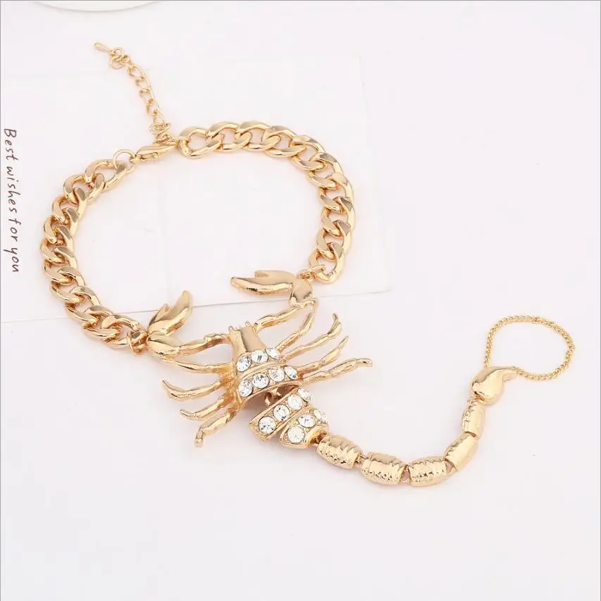 Scorpion-Bracelet de cheville avec pendentif en biscuits pour femme, bijoux de pied bohème, mode sur la jambe, plage, cadeaux, S1832